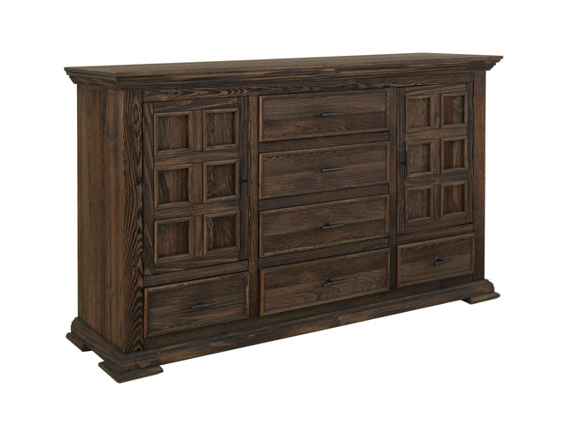 International Furniture Direct Desire - Dresser - Mahogany Brown