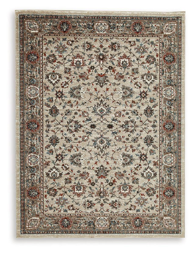 Ashley Beritham Medium Rug - Blue/Brown/Beige