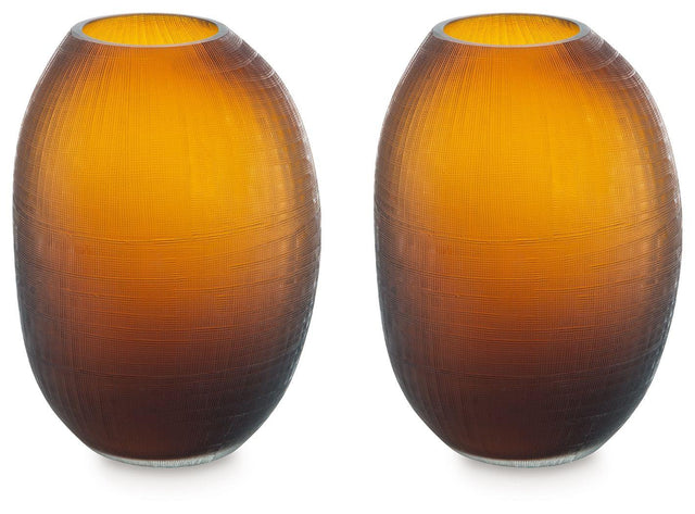 Ashley Embersen Vase (2/CS) - Amber