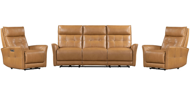 Parker House Gershwin - Power Reclining Sofa And 2 Recliners - Lucca Butterscotch