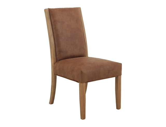 International Furniture Direct Verona - Upholstered Chair (Set of 2) - Brown