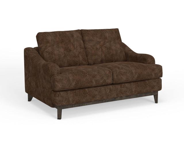 International Furniture Direct Alfa - Loveseat - Chocolate Brown