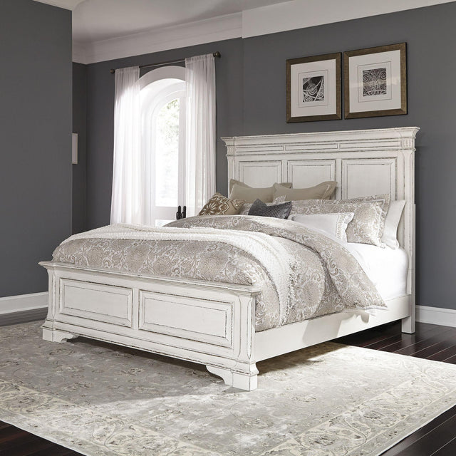 Liberty Furniture Abbey Park - California King Panel Bed - White
