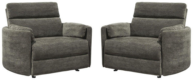 Parker House Radius Xl - Extra Wide Power Glider Recliner (Set of 2) - Krypton