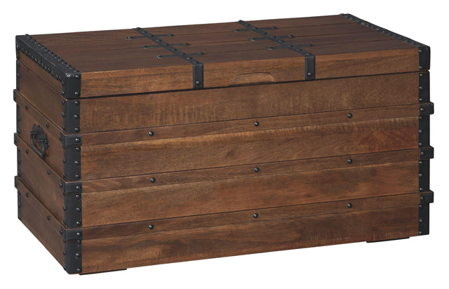 Ashley Kettleby Storage Trunk - Brown