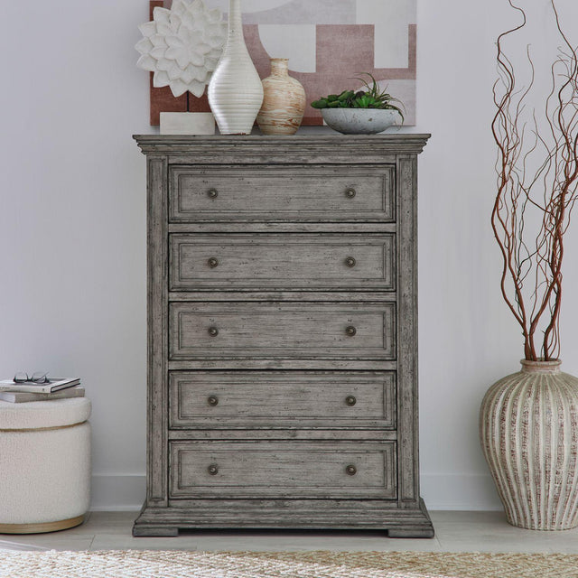 Liberty Furniture Big Valley - 5 Drawer Chest - Gray
