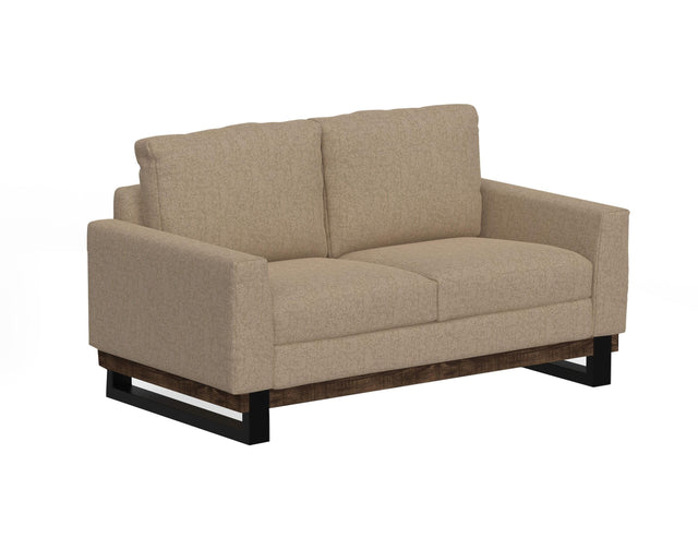 International Furniture Direct Blackburn - Loveseat - Brown Camel