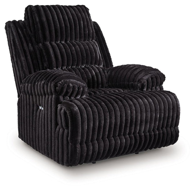 Ashley Rhine Falls Zero Wall Recliner - Onyx