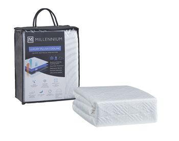 Ashley advanced Protector QN Mattress Protector(4/CS) - White