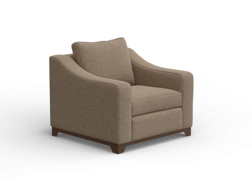 International Furniture Direct Natural Parota - Armchair - Brown Camel