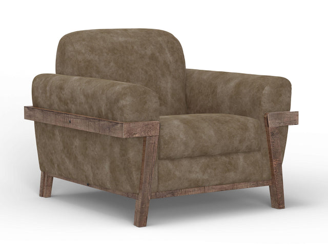 International Furniture Direct Loft Brown - Armchair - White Smoke