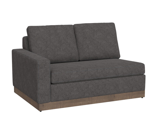 International Furniture Direct Georgia - Fabric Loveseat - Iron Gray