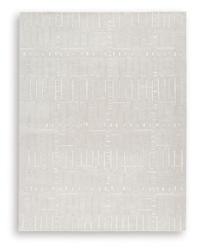 Ashley Wolbert Large Rug - Tan/Ivory