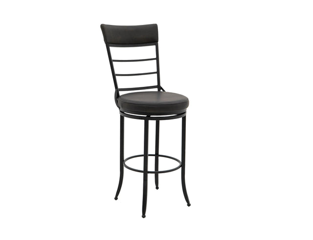 International Furniture Direct Blackburn - 30" Upholstered Barstool - Licorice