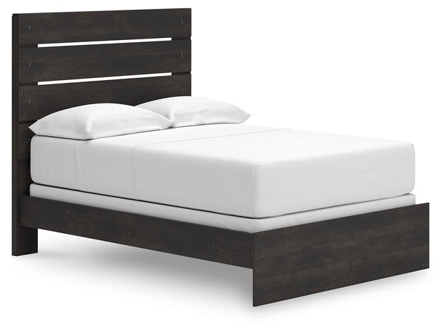 Ashley Hollivern - Dark Gray - Full Panel Bed