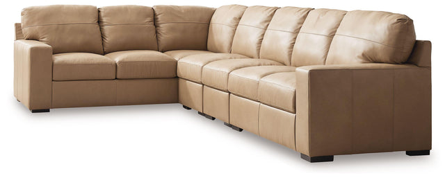 Ashley Bandon - Toffee - 4-Piece Sectional With Raf Loveseat