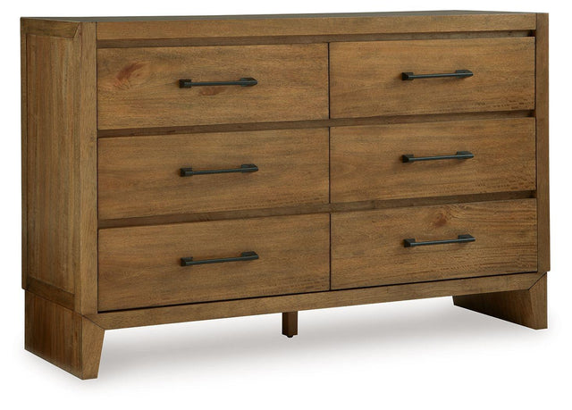 Ashley Sherbana Dresser - Light Brown