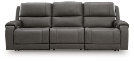 Ashley 5Z - Pittson - 3-Piece Power Sectional Reclining Sofa - Anchor