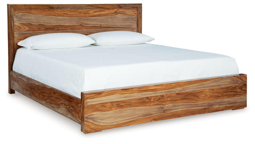Ashley Dressonni - Brown - King Panel Bed