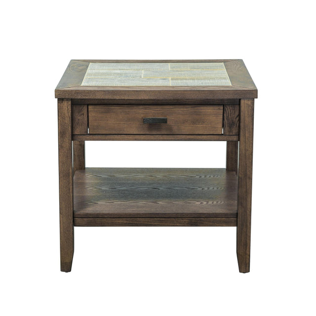 Liberty Furniture Mesa Valley - End Table - Dark Brown