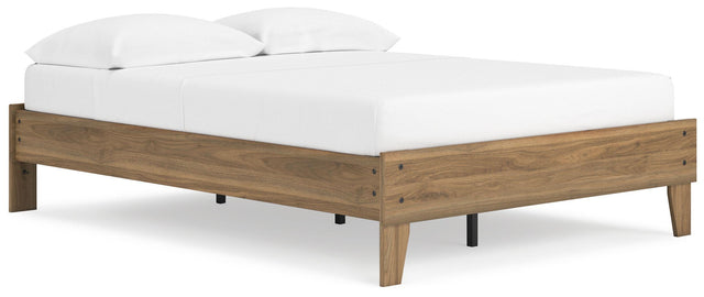 Ashley Deanlow Full Platform Bed - Honey