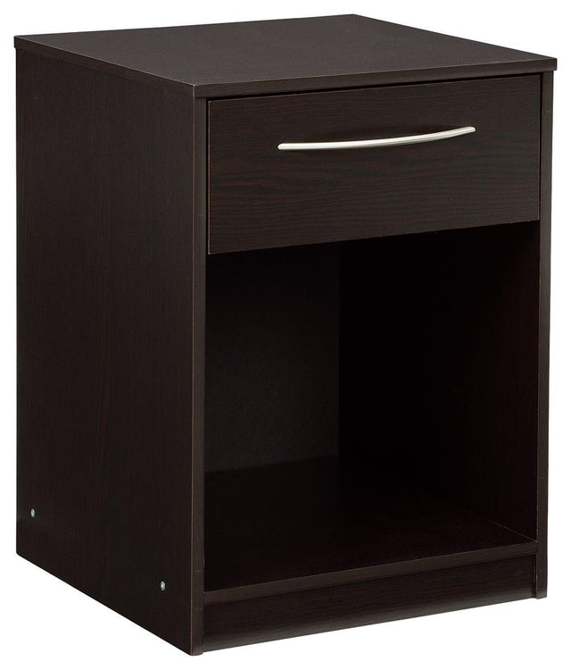 Ashley Finch One Drawer Night Stand - Black