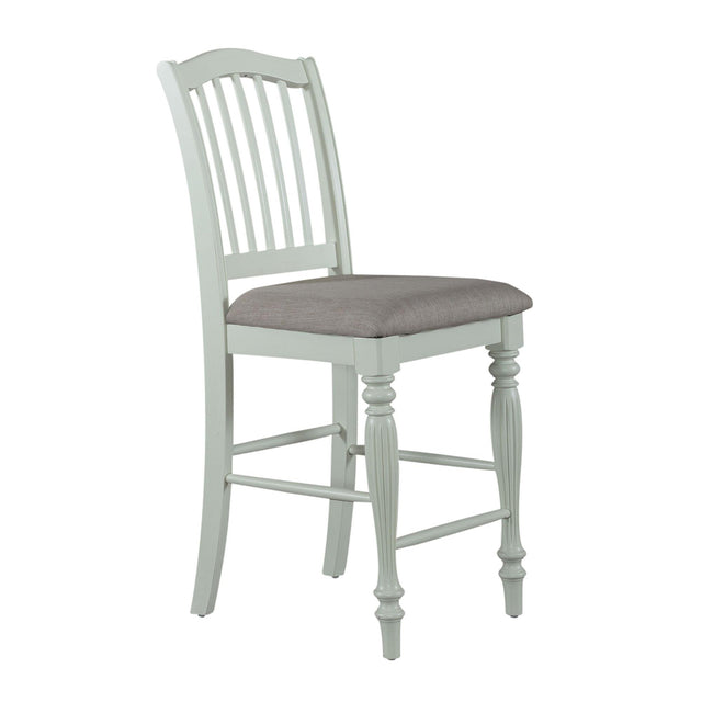 Liberty Furniture Cumberland Creek - Slat Back Counter Chair - White