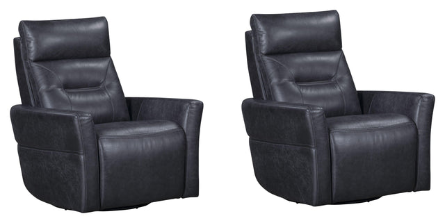 Parker House Remmington - Power Swivel Glider Recliner (Set of 2) - Vintage Slate