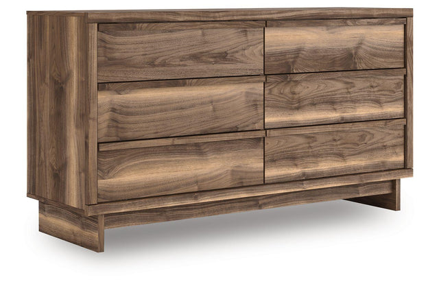 Ashley Chirason Six Drawer Dresser - Brown