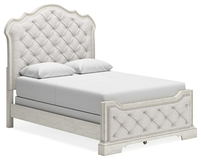 Ashley Arlendyne - Antique White - Queen Upholstered Bed