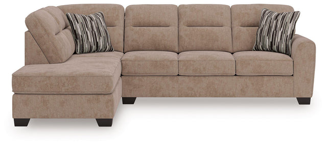Ashley Olten - Mocha - 2-Piece Sectional With LAF Corner Chaise