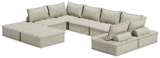 Ashley Bales - Taupe - 8-Piece Modular Seating
