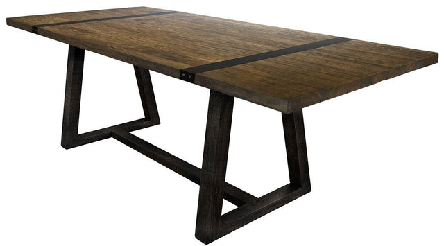 International Furniture Direct Urban Art - Dining Table - Dark Brown