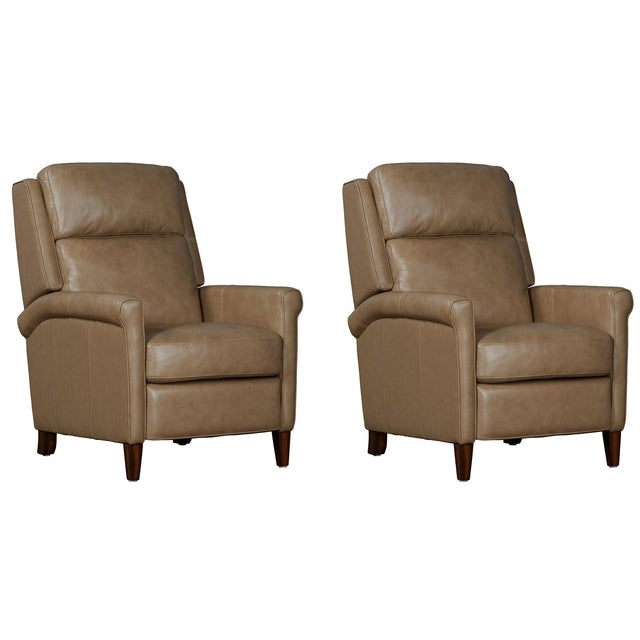 Parker House Northfield - Power Cordless High Leg Recliner (Set of 2) - Lotus Cream