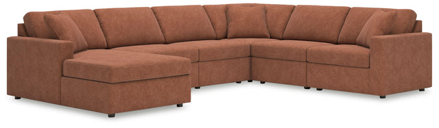 Ashley Modmax - Spice - 6-Piece Sectional With Laf Corner Chaise