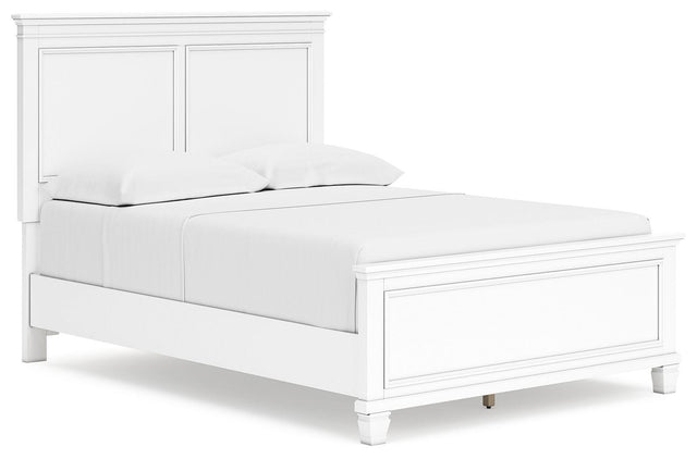 Ashley Fortman - White - Full Panel Bed