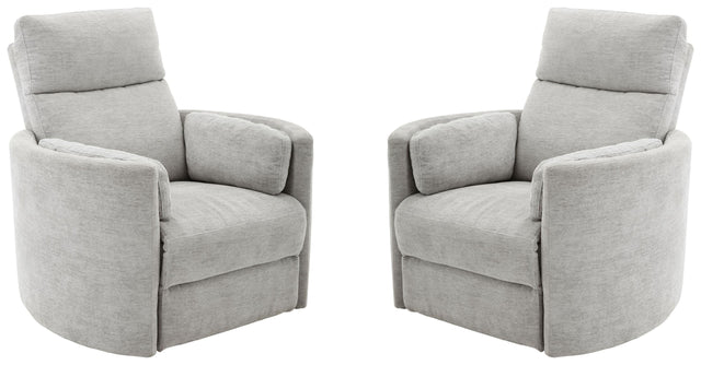 Parker House Radius - Power Swivel Glider Recliner (Set of 2) - Mineral