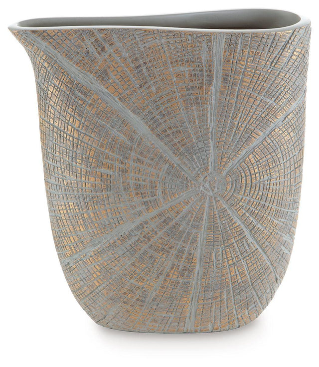 Ashley Ardenley Vase - Antique Gold Finish