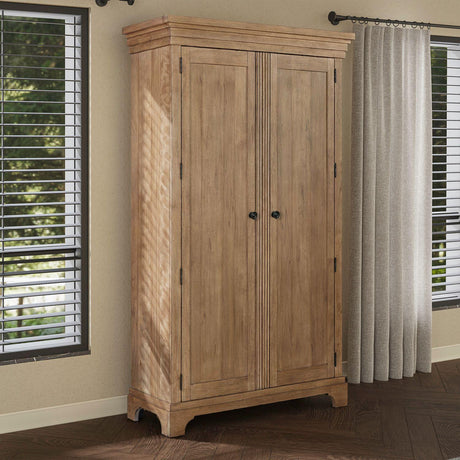 Liberty Furniture Haven Hills - Armoire - Camel Beige