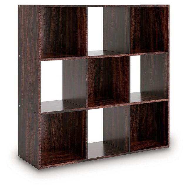 Ashley Glosmount Nine Cube Organizer - Cherry/Light Brown
