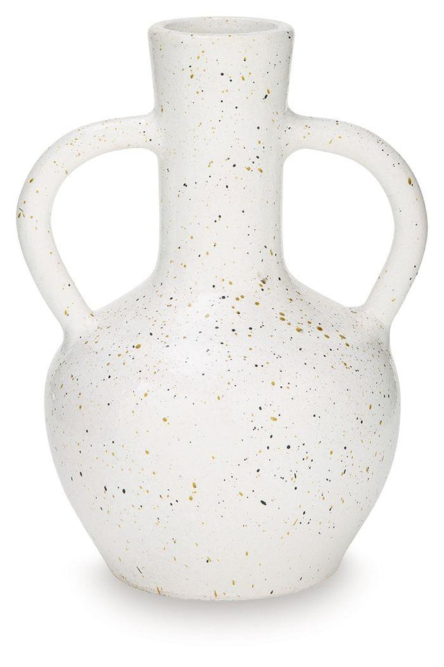 Ashley Dallinworth Vase - White/Black