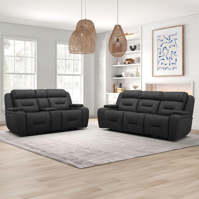 Liberty Furniture Chapman - Sofa & Loveseat - Dark Gray