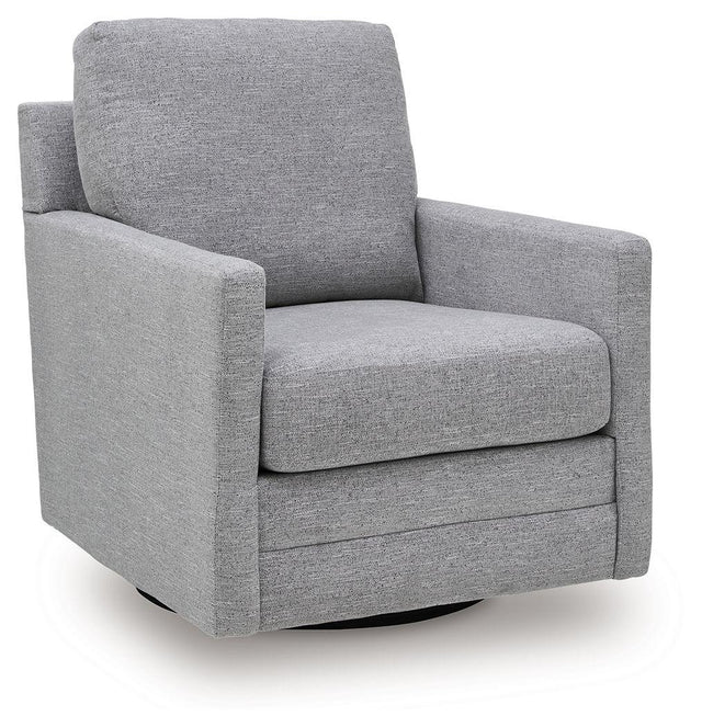 Ashley Freybourne Next-Gen Nuvella Swivel Accent Chair - Pewter