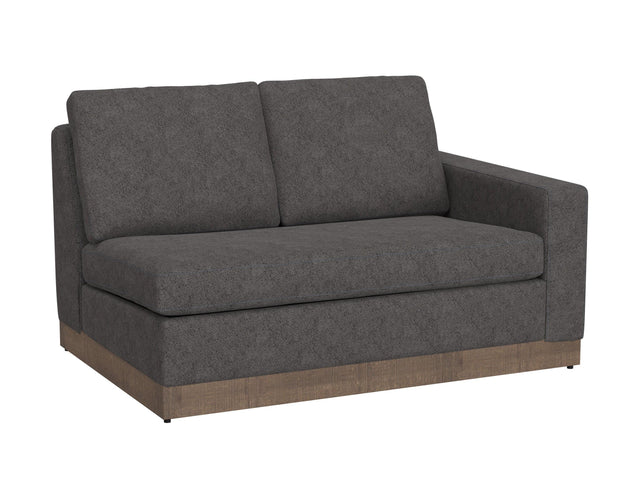 International Furniture Direct Georgia - Loveseat - Iron Gray