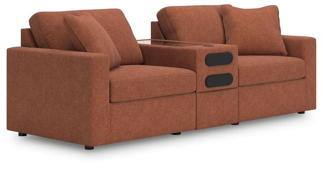 Ashley Modmax - Spice - 3-Piece Sectional With Audio System Console