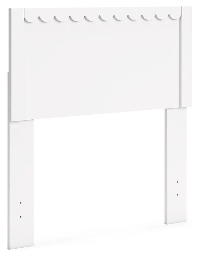 Ashley Hallityn Twin Panel Headboard - White