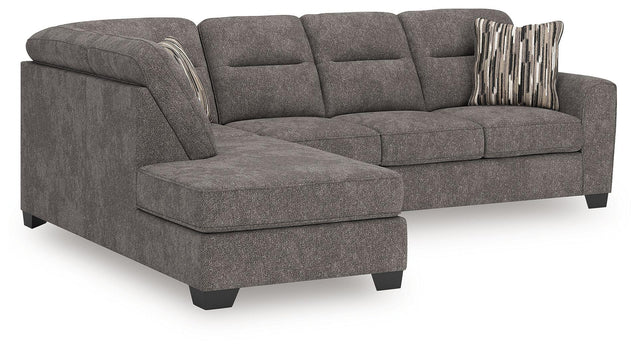 Ashley Olten - Graphite - 2-Piece Sectional With LAF Corner Chaise