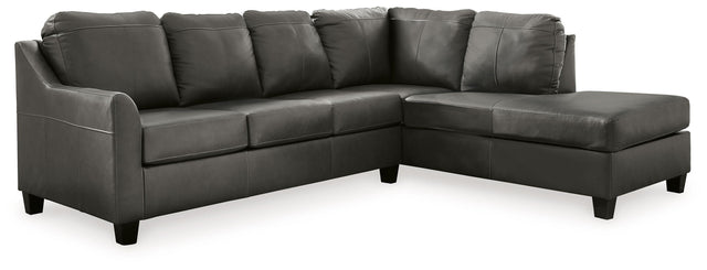 Ashley Valderno - Fog - 2-Piece Sectional With Raf Corner Chaise