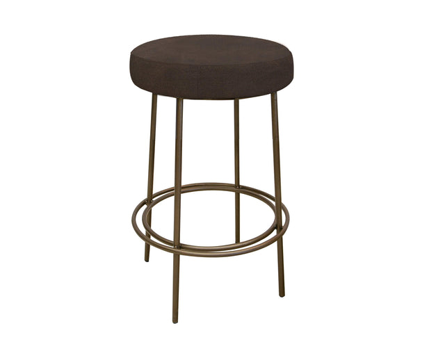International Furniture Direct Frida - 30" Stool - Chocolate Brown
