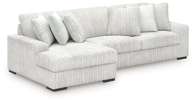 Ashley Stupendous - Alloy - 2-Piece Sectional With LAF Corner Chaise